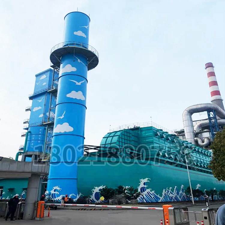 煙囪熄（xī）焦塔除塵器整體美化裝飾工程